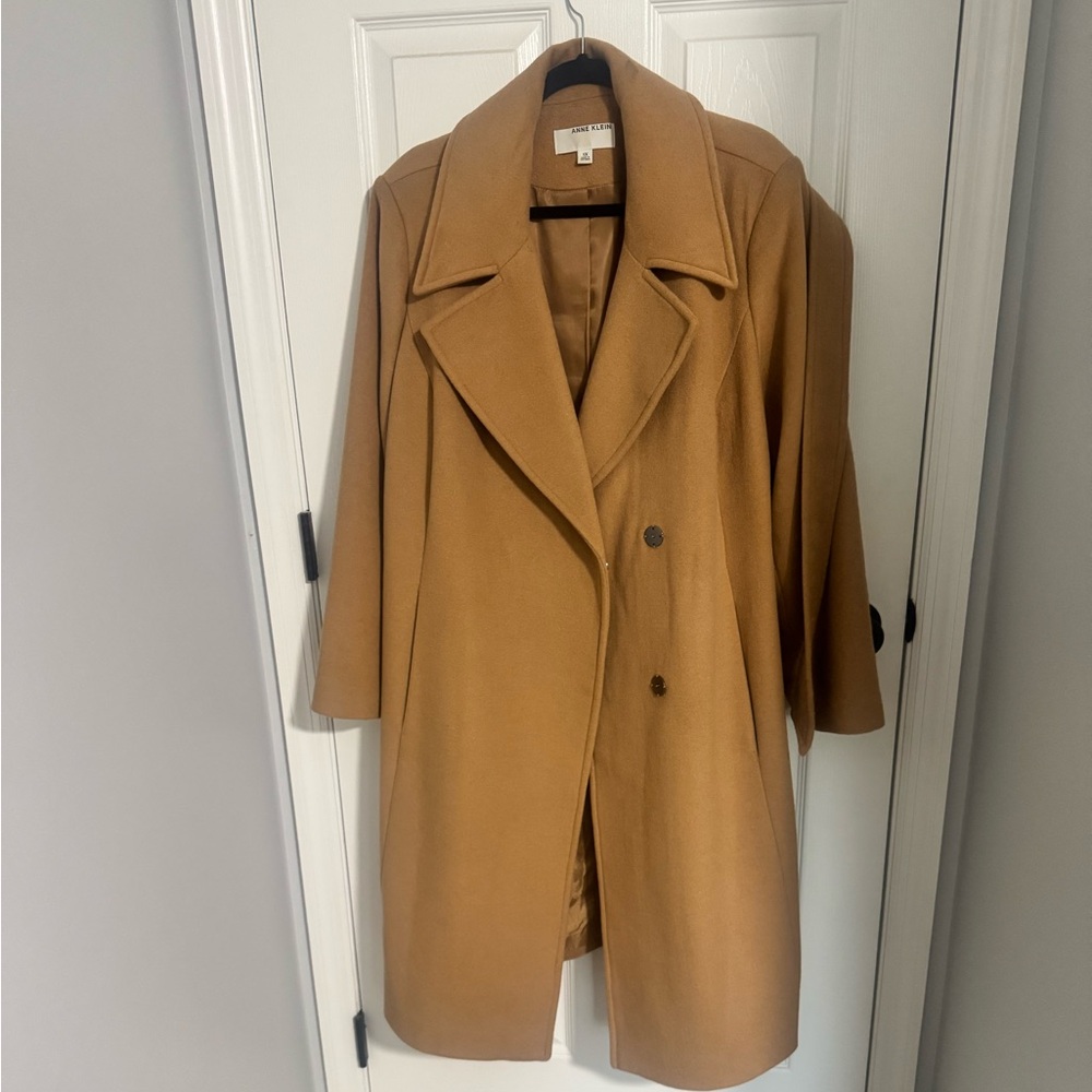 Anne Klein Camel Trench Coat